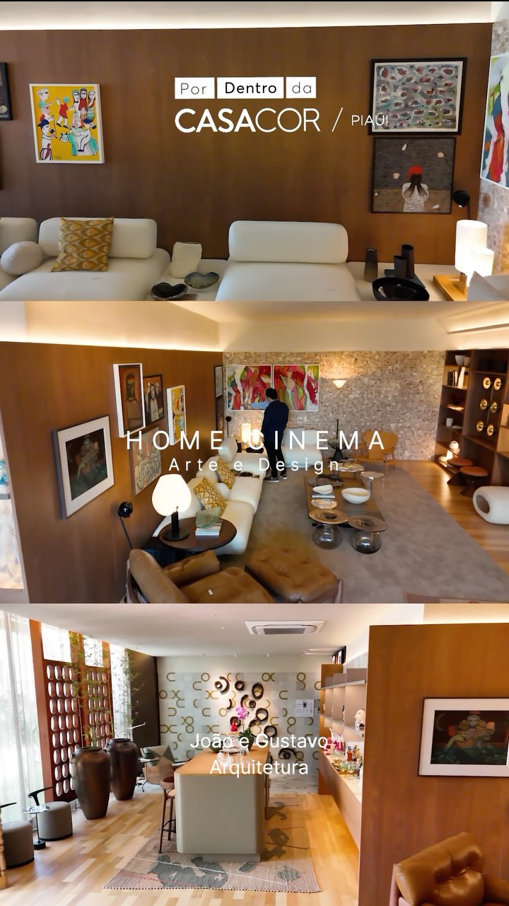 Visita do ClubeA ao Home Cinema de João Almeida e Gustavo Almeida - Arte e Design: Inspirando os Sentidos CASACOR Piauí 2025